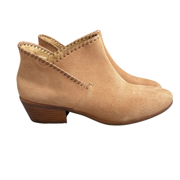 Jack Rogers Sadie Suede Booties Women’s Size 11 Suede Slip On Almond Toe - Picture 1 of 11